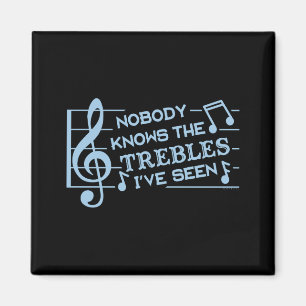 Funny Musicians Treble Joke Pun Music Teachers 2  Magnet