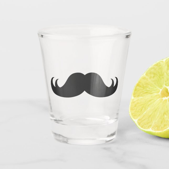 Funny Mustache - Shot Glass (Front)