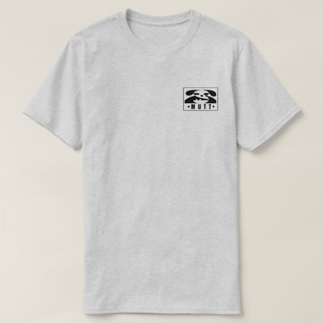 funny MUTT logo T-Shirt (Design Front)