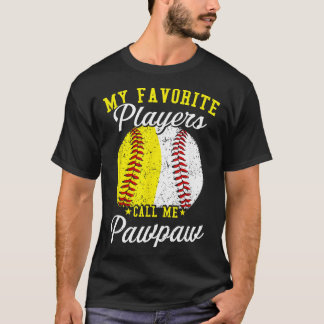 Funny My Favorite Sell Softll Player Calls Me Pawp T-Shirt