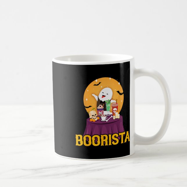 Funny My Favourite Spirit Is Tequila Boo Ghost Hal Coffee Mug (Right)