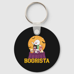Funny My Favourite Spirit Is Tequila Boo Ghost Hal Keychain