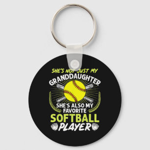 Funny My Granddaughter She's Also My Favorite Soft Keychain