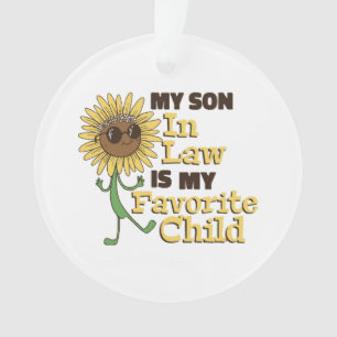 Funny My Son In Law Is My Favourite Child Family M Ornament