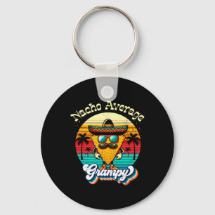 Funny Nacho Average Grampy Grandpa Cinco De Mayo M Keychain