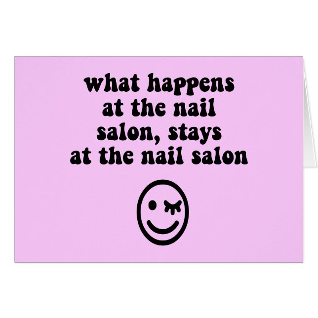 Funny nail salon (Front Horizontal)