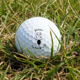 Funny Named Lost "I'm over here" shouting graphic  Golf Balls