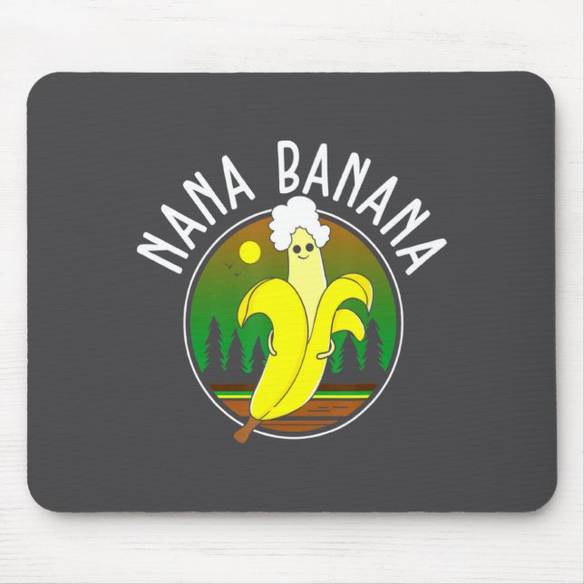 Funny Nana Banana  Mouse Pad (Front)