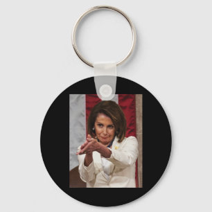 Funny Nancy Pelosi Clap Back Anti Trump Meme Tee  Keychain