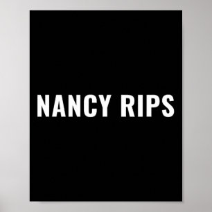 Funny Nancy Pelosi Rips Speech Address  Poster