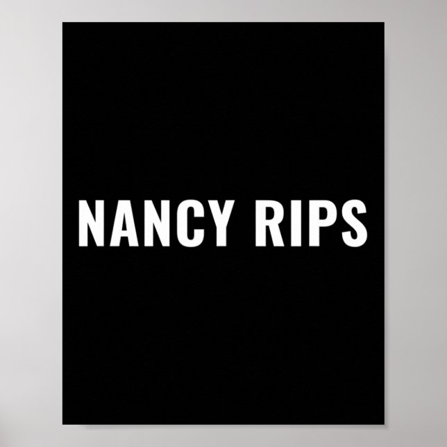 Funny Nancy Pelosi Rips Speech Address  Poster (Front)