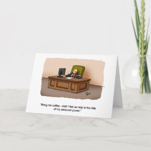 Funny  National Boss’s Day Greeting Card