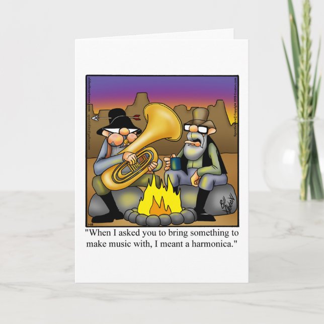 Funny National Cowboy Day Greeting Card (Front)