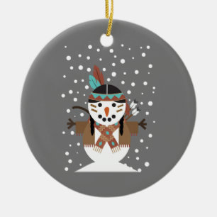 Funny Native American christmas tree decorations