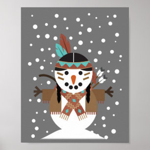 Funny Native American christmas tree decorations