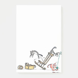 Funny Naughty Cats Post-it Notes
