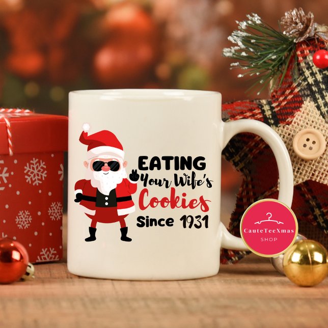 Funny Naughty Santa Christmas  Mug (Creator Uploaded)