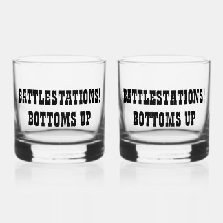 Funny Nautical Quote Whiskey Scotch Glasses