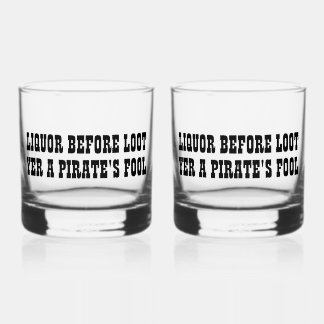 Funny Nautical Quote Whiskey Scotch Glasses
