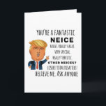 Funny Neice Birthday Best Gift Card<br><div class="desc">Apparel gifts for men,  women,  boys,  kids,  couples and groups. Perfect for Birthdays,  Anniversaries,  School,  Graduations,  Holidays,  Christmas.</div>