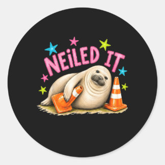 Funny Neiled Seal Pun Ocean Meme Flying Bisonrel