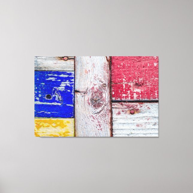 Funny Neoplasticism art style Canvas Print (Front)