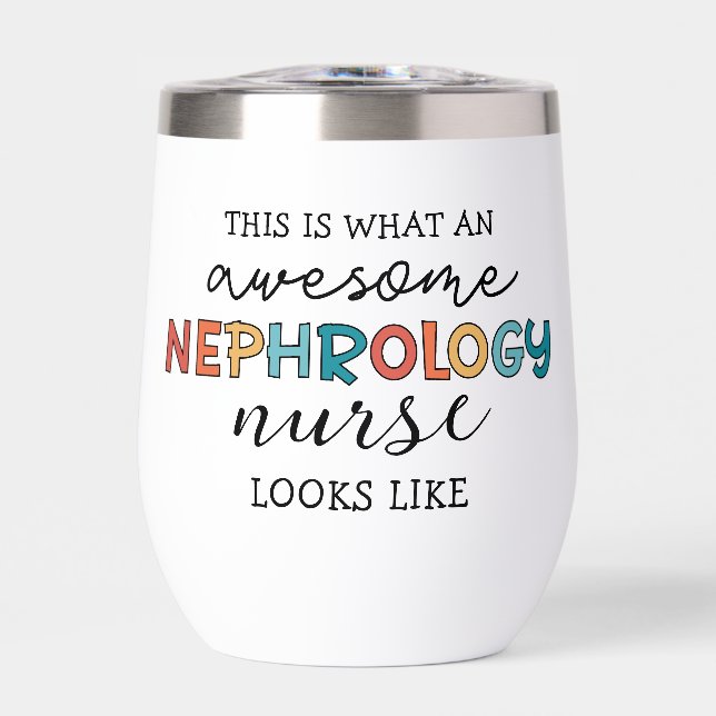 Funny Nephrology Nurse Awesome Personalized (Front)