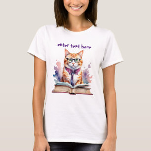 Funny Nerd, Geek Gift Cat lover T-Shirt
