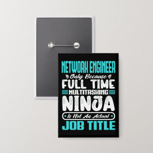 Funny Network Engineer Job Title Profession Skills