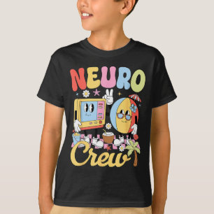 Funny Neuro Crew Summer Vibe Neurology Nurse Team T-Shirt