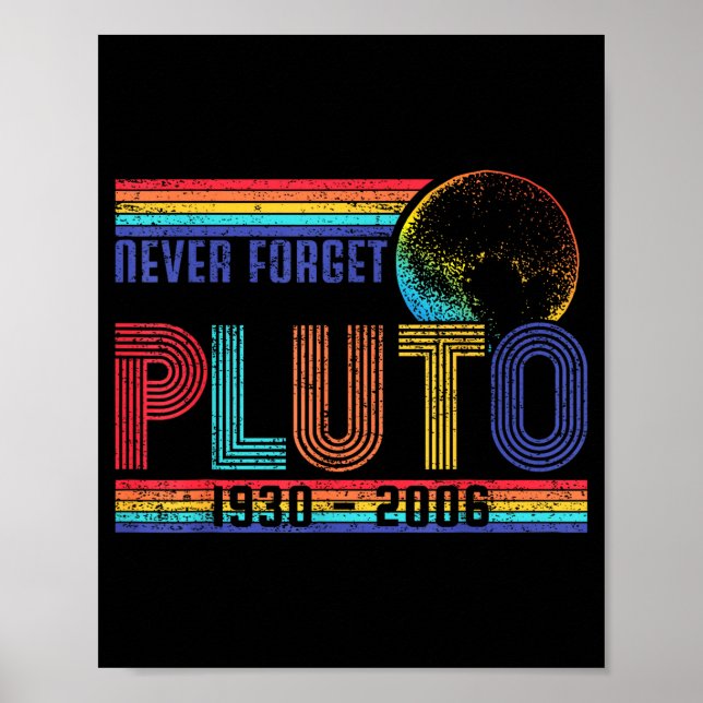Funny Never Forget Memorial Space Science Astronom Poster (Front)