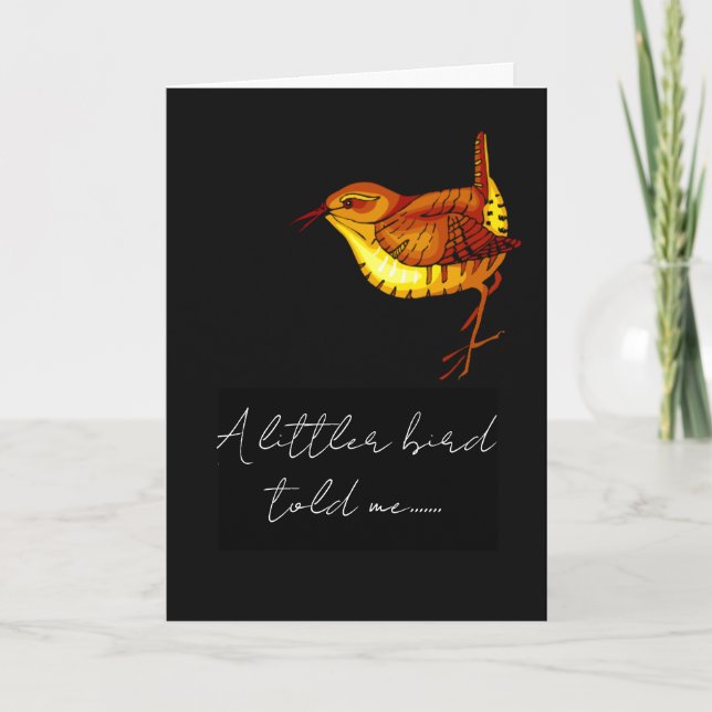 funny new baby congratulations card (Front)