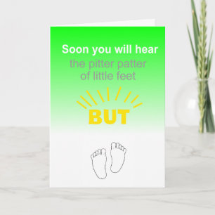 funny New baby congratulations Card