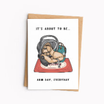 Funny New Baby - It's About To Be Arm Day Every Da