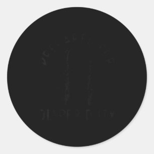 Funny New Dad Prepared For Diaper Duty  Classic Round Sticker