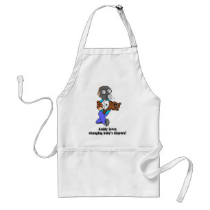 Funny new dad standard apron