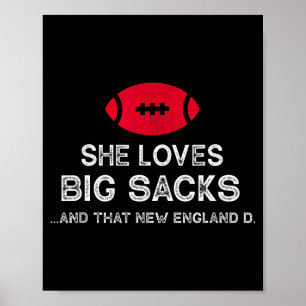 Funny New England Football Quote Men Women Gift Poster