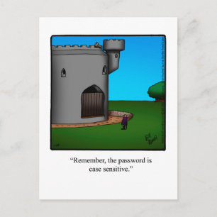 Funny "New Home" Announcement Postcard