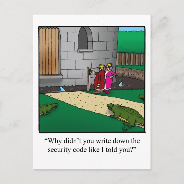 Funny New Home Announcement Postcard (Front)