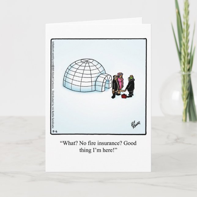 Funny New Home Félicitations Carte (Devant)