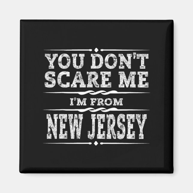 Funny New Jersey Home Garden State Gift  Magnet (Front)