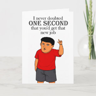 funny new job congratulations card