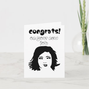 funny new job congratulations card