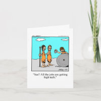 Funny New Job Congratulations Greeting Card