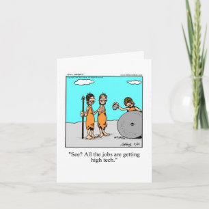 Funny New Job Congratulations Greeting Card