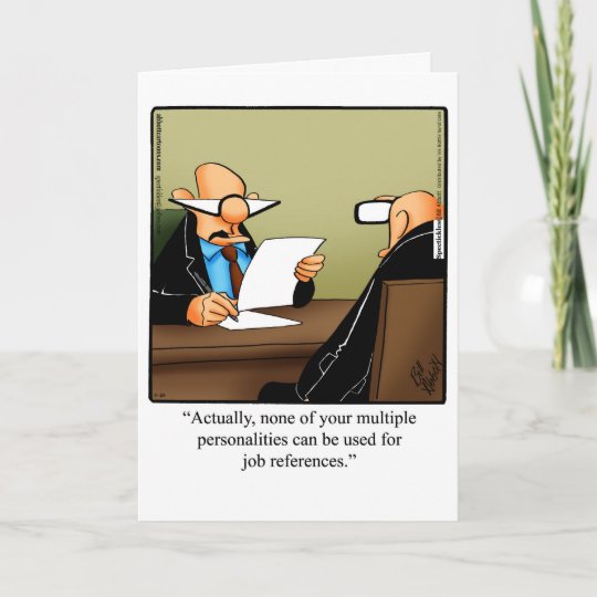 Funny New Job Congratulations Greeting Card | Zazzle.ca