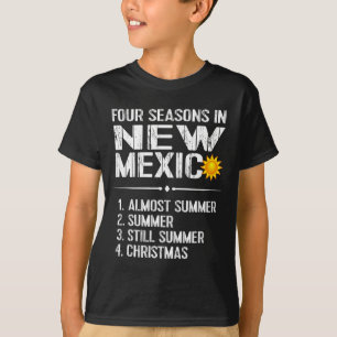 Funny New Mexico Hot Weather Tee_ Four Seasons In T-Shirt