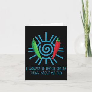 Funny New Mexico Peppers Hatch Chili  Card