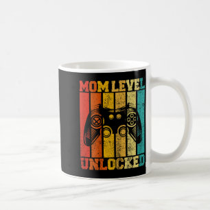 Funny New Mom Level Unlocked Gaming Pregnancy Anno Coffee Mug
