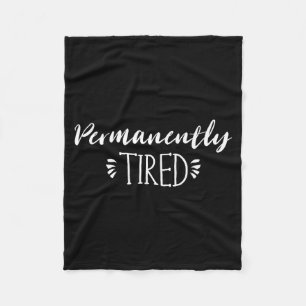 Funny New Mother And Father Gift, Permanently Tire Fleece Blanket